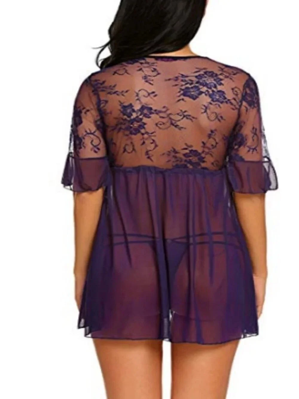 Women's Sexy-Lingerie Babydoll Sleepwear Underwear Lace Dress Nightwear